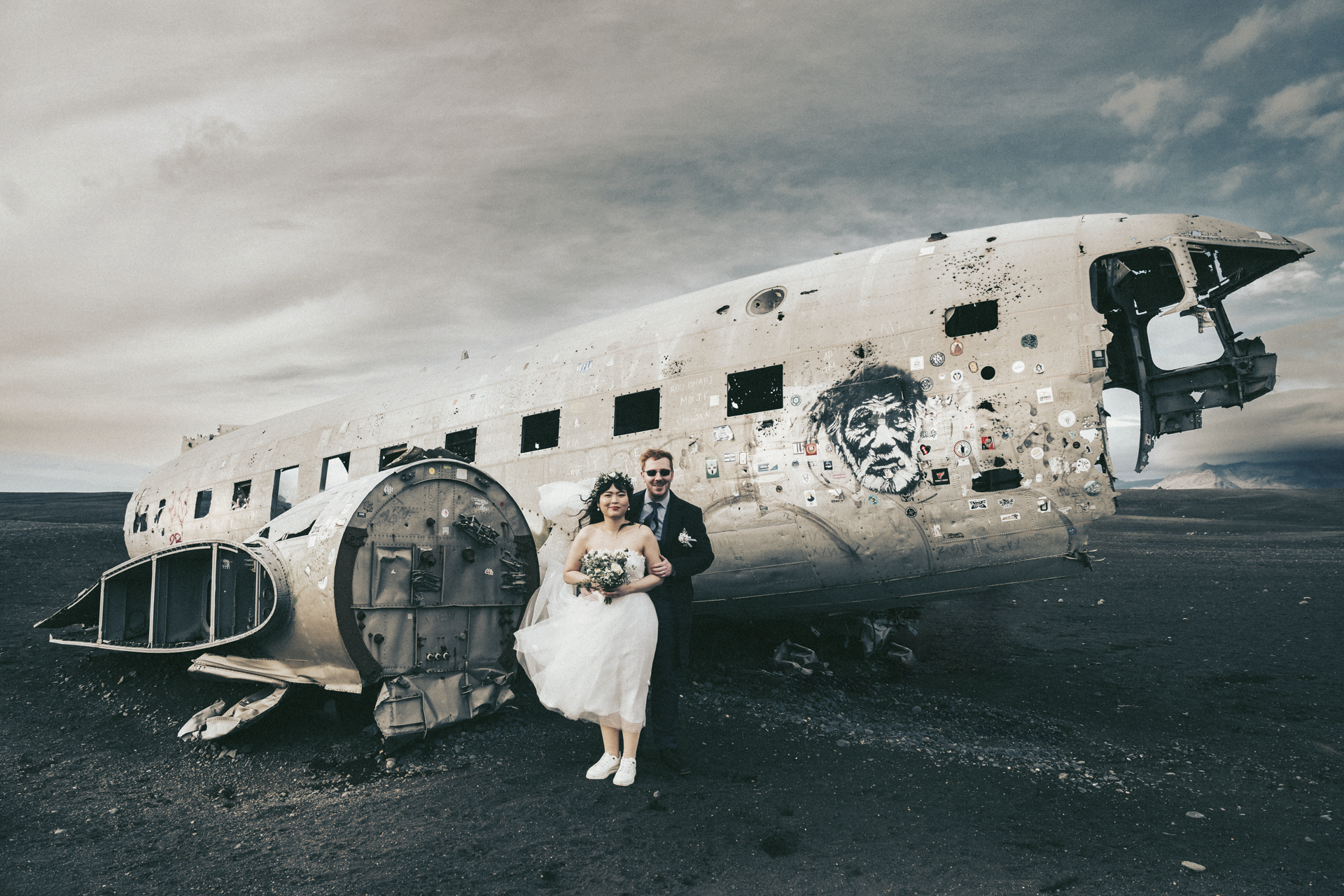 iceland Solheimasandur Plane Wreck Elopement iceland elopement Solheimasandur Plane wreck,